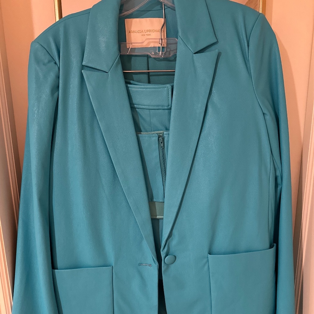 Designer 3 Piece Faux Leather Set